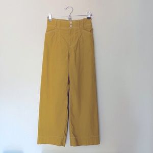 Anthropologie Mustard Ankle Pants